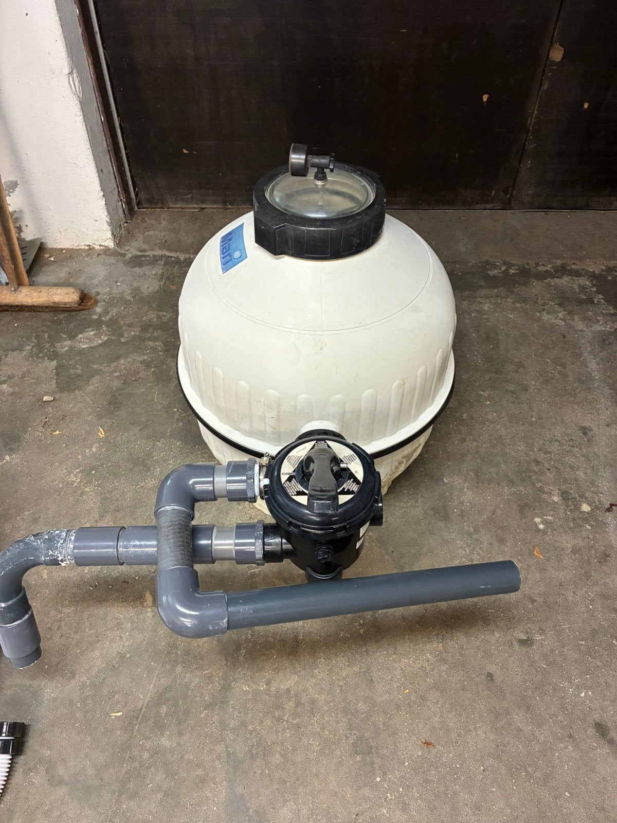 Zandfilter gebruikt, Ophalen, Gebruikt