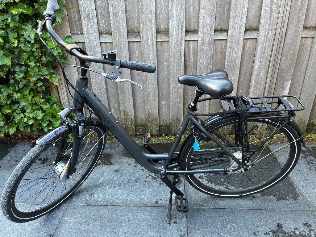 Pegasus Salerno dames fiets antraciet grijs., Fietsen en Brommers, Versnellingen, Zo goed als nieuw, 50 tot 53 cm, Trommelrem