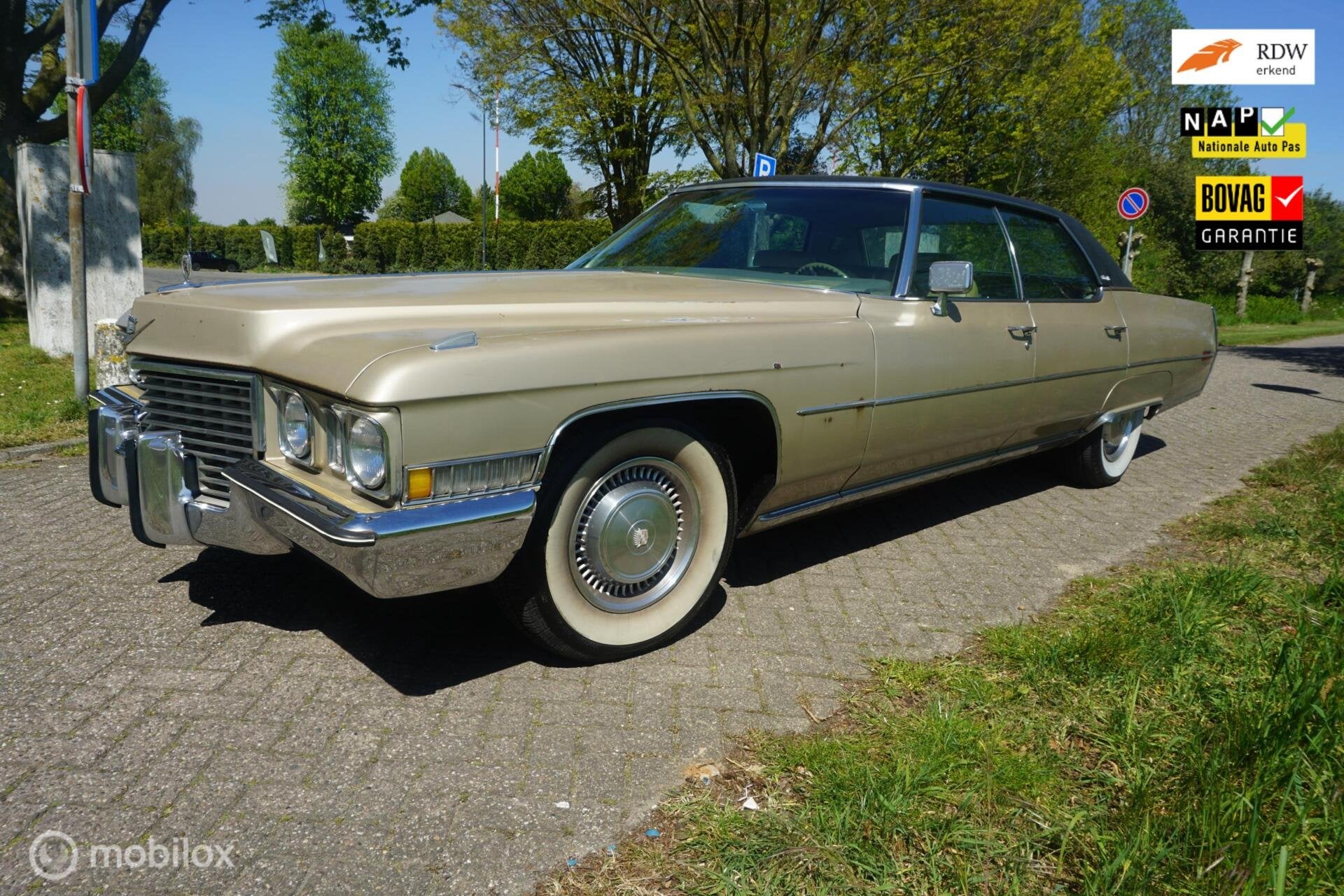 Cadillac De Ville 6 CD 49, Auto's, Cadillac, Achterwielaandrijving, Gebruikt, Beige, 2596 kg
