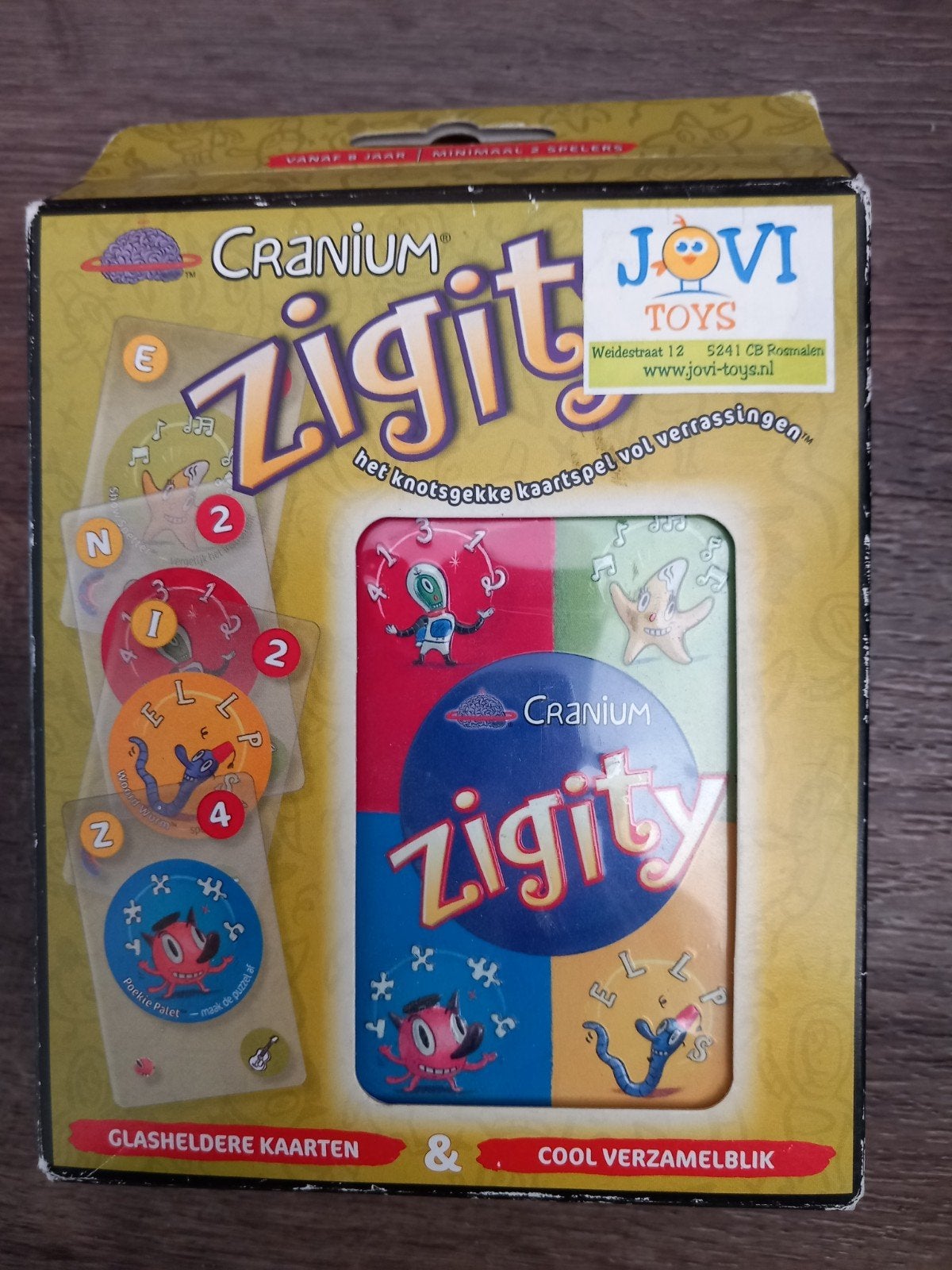 Cranium Zigity Kaartspel - Nieuw in plastic, Hobby en Vrije tijd, Een of twee spelers, Ophalen, Nieuw, Cranium