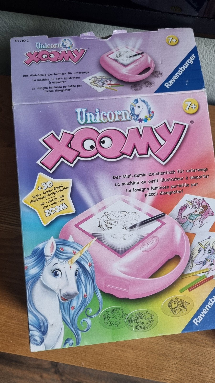 Unicorn Xoomy Mini-Comic-Tekentafel - Nieuw in doos, Ophalen, Nieuw, Knutselen, Met licht