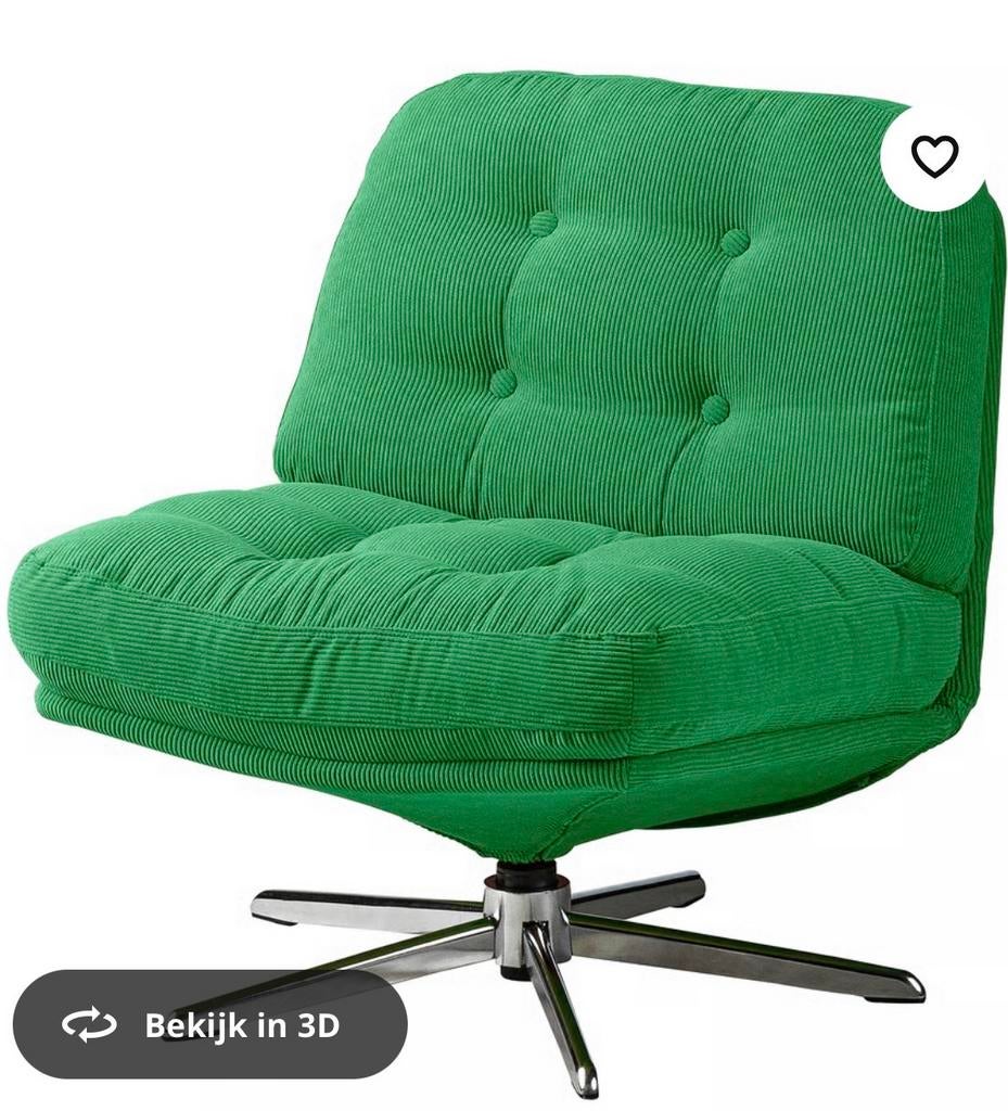 Gezocht! DYVLINGE IKEA stoel groen, Ophalen, Zo goed als nieuw, 75 tot 100 cm, 50 tot 75 cm