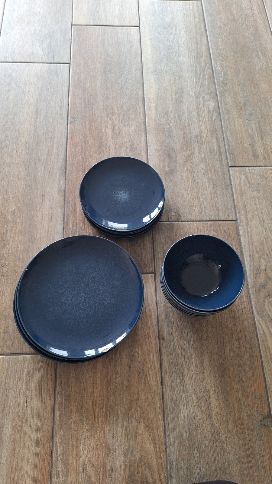 Ikea servies set - 5 grote borden, 5 ontbijtborden, 6 kommen, Ophalen