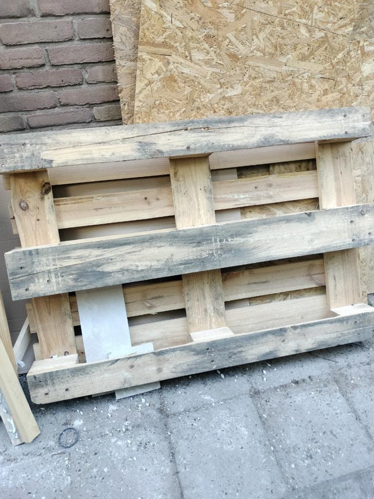 Pallet gratis, Doe-het-zelf en Verbouw, Hout en Planken, Ophalen of Verzenden, Vuren, Minder dan 200 cm, Pallet