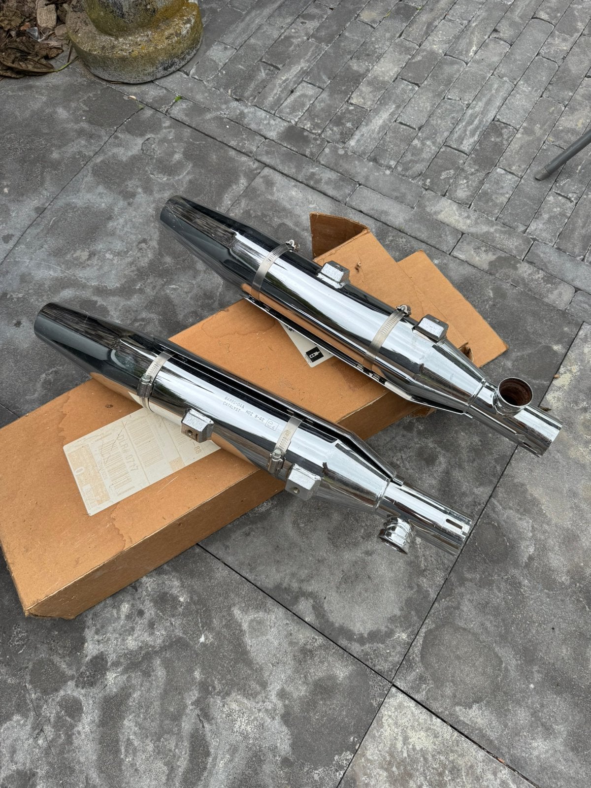 2x uitlaat demper Harley Davidson, Ophalen of Verzenden