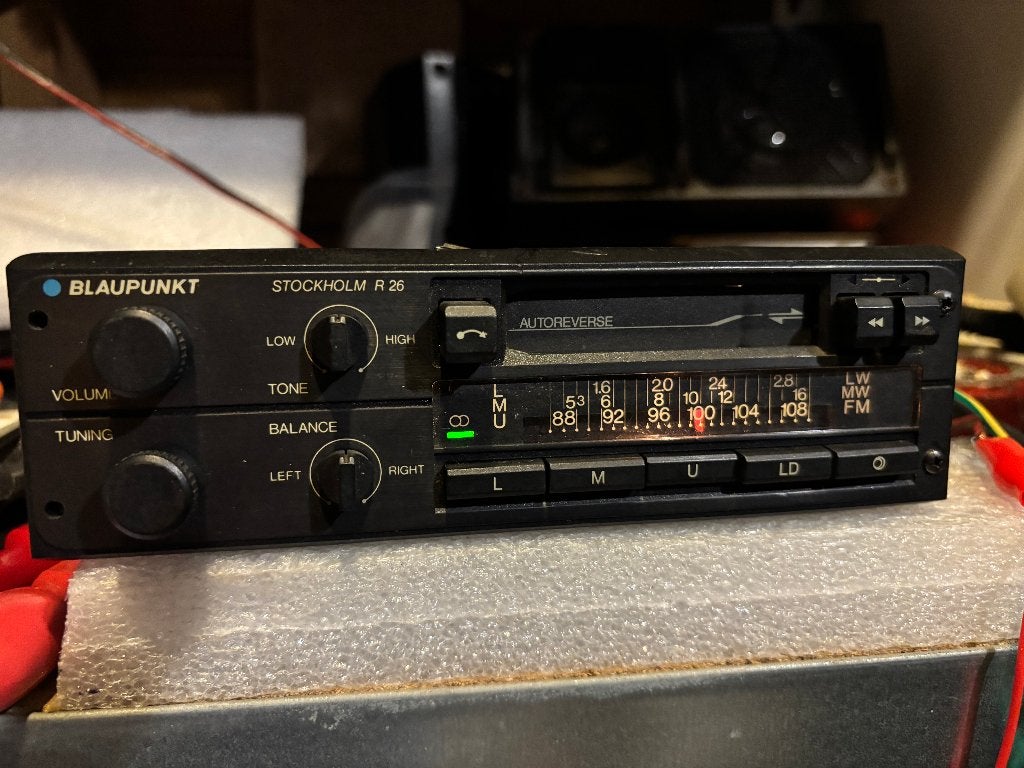 Blaupunkt Stockholm R26 -stereo radio/cassette(autoreverse), Ophalen, Gebruikt