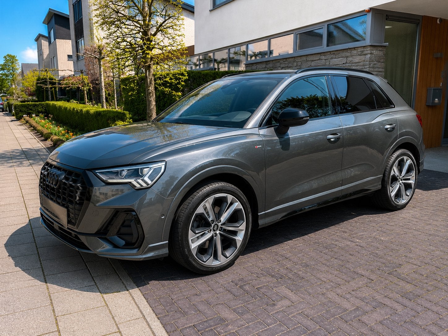 Audi Q3 40 Tfsi -s-line Quattro-20 inch velgen (2 sets)290pk, Auto's, Zwart, 1984 cc, Vierwielaandrijving, Particulier