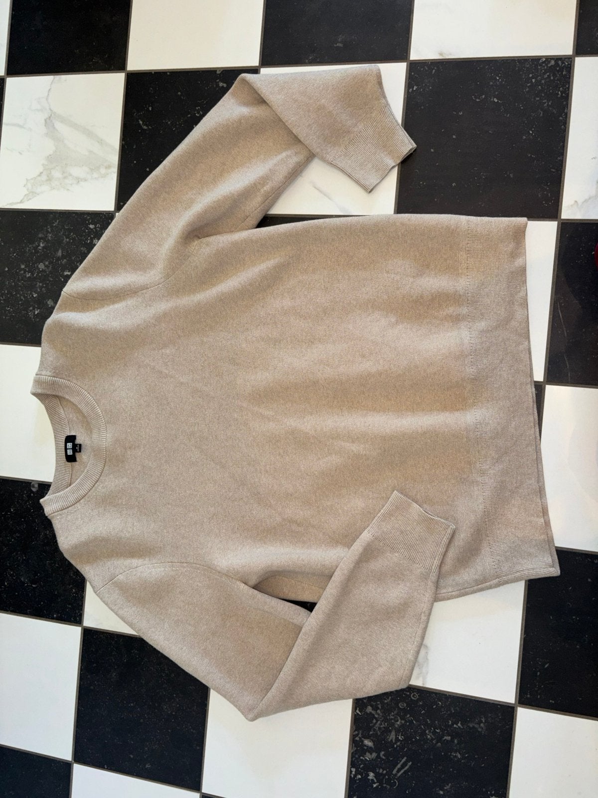 Uniqlo trui M, Ophalen of Verzenden, Zo goed als nieuw, Beige