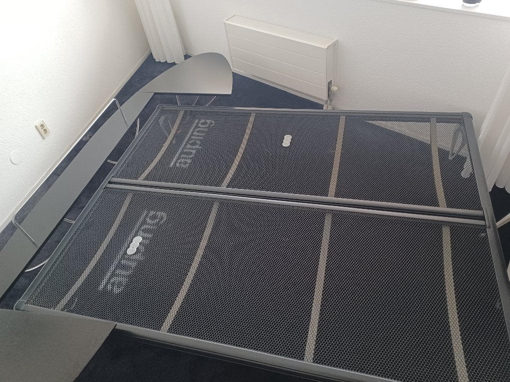 Auping Gamba Bed 160 X 200, Spiraalbodem met ombouw, Huis en Inrichting, Slaapkamer | Bedden, Ophalen, Gebruikt, Zwart, Tweepersoons