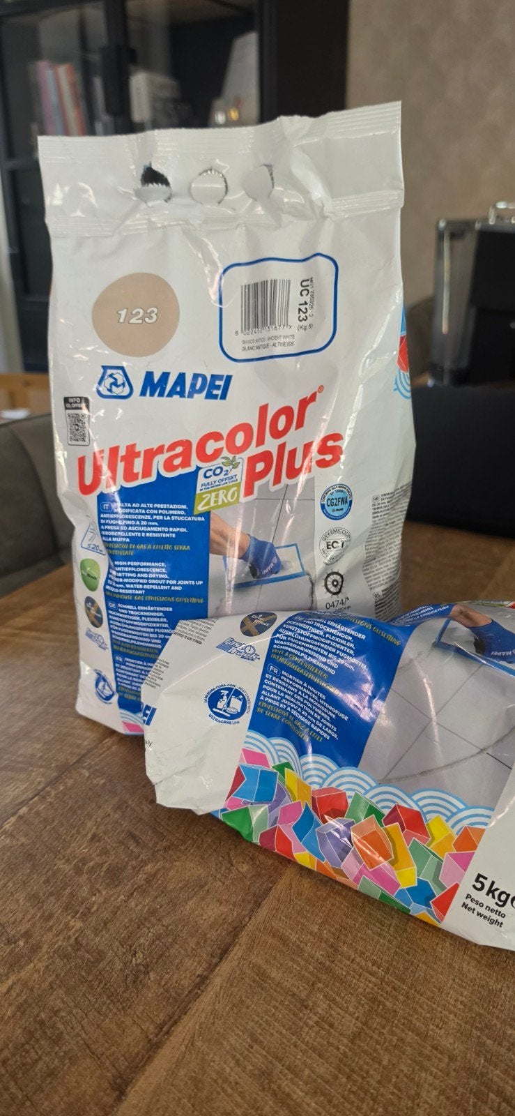 Mapei Ultracolor Plus Voegsel 123 (5kg), Ophalen, Overige typen, Nieuw, Minder dan 20 cm