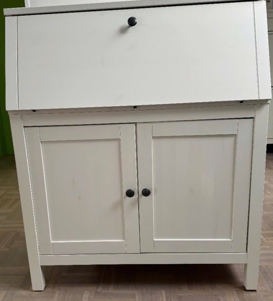 IKEA HEMNES Secretaire (Wit), Ophalen, Gebruikt
