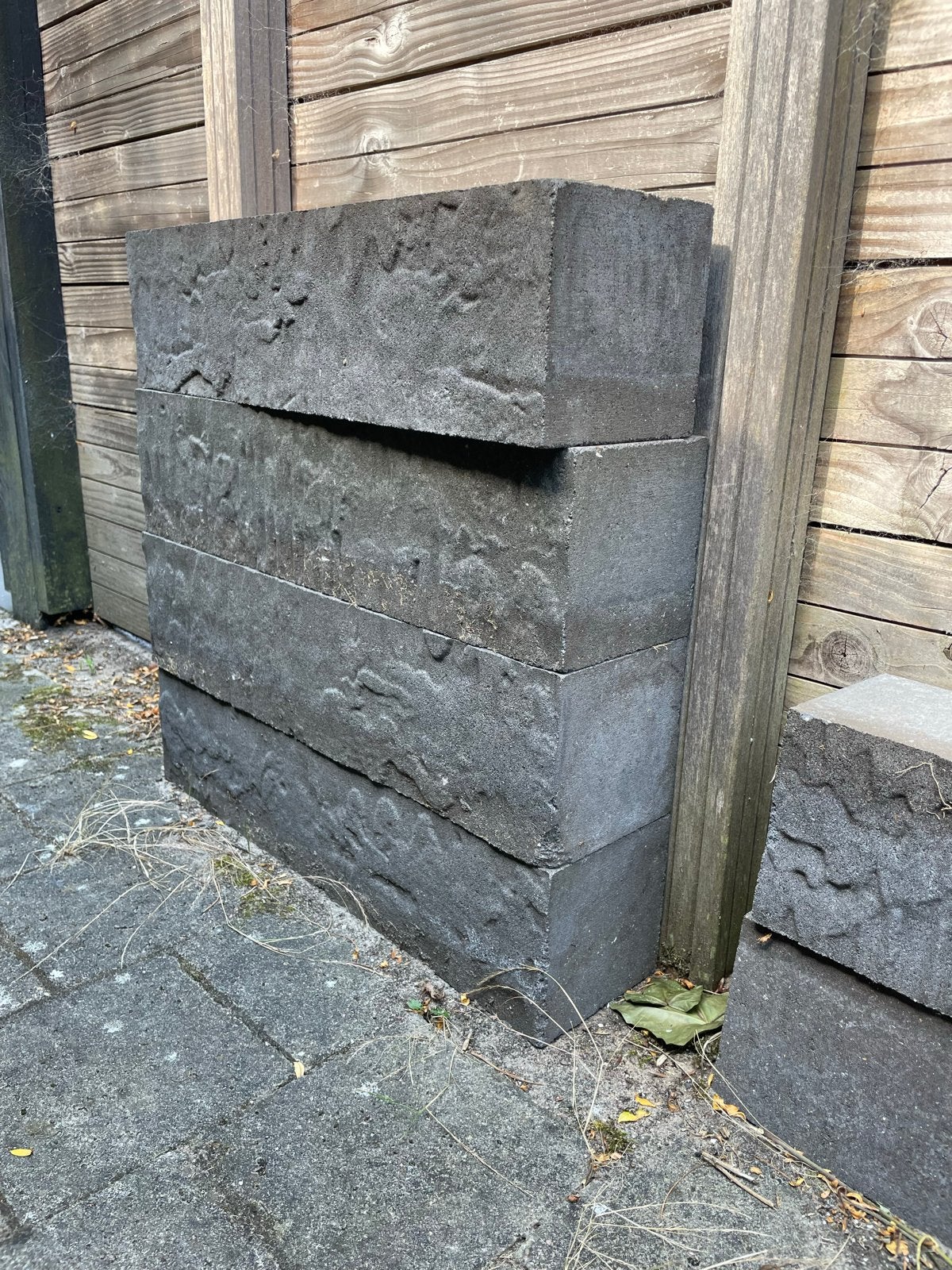 Betonnen blokken 60x15x15 (4 stuks) en 40x15x15 (2 stuks), Tuin en Terras, Ophalen, Gebruikt, Overige typen, Minder dan 5 m²