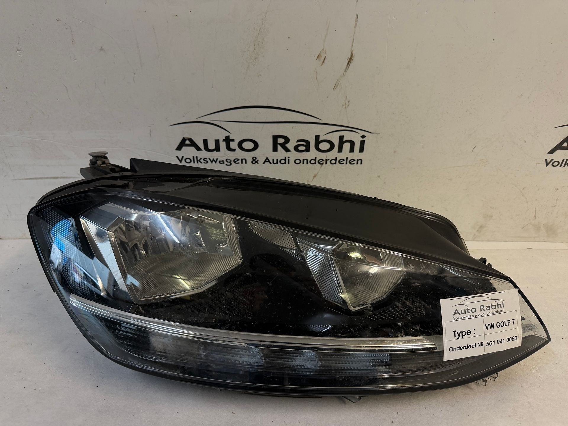 VW golf 7 facelift h7 koplamp rechts  halogeen 5g1941006D, Gebruikt, -, Volkswagen, -