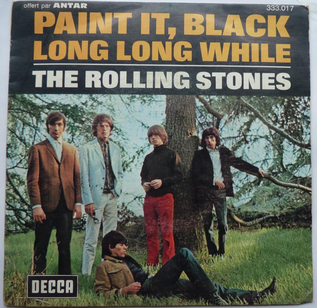 F6 rolling stones Paint it Black FRANCE66 ANTAR PROMO €25 , Cd's en Dvd's, Vinyl Singles, Gebruikt, 7 inch, Single, Ophalen of Verzenden