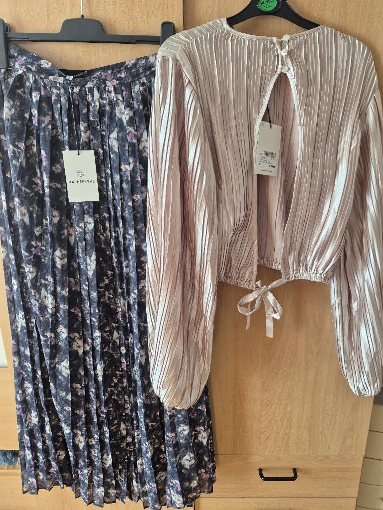 Nieuwe Harper & yve set - rok en aparte blouse - Maat S, Overige kleuren, Nieuw, Ophalen of Verzenden, Maat 36 (S)