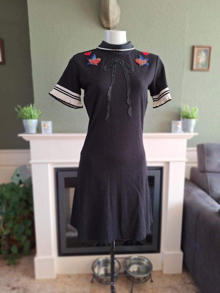 My Twin Twinset jurk L Fantastisch mooi jurkje, Twinset, Verzenden, Zwart, Maat 42/44 (L)