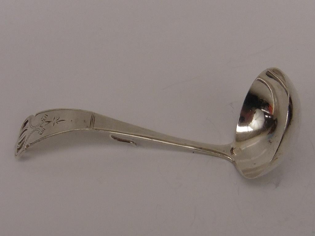Zilveren roomlepel                                      Z104, Ophalen of Verzenden, Zilver