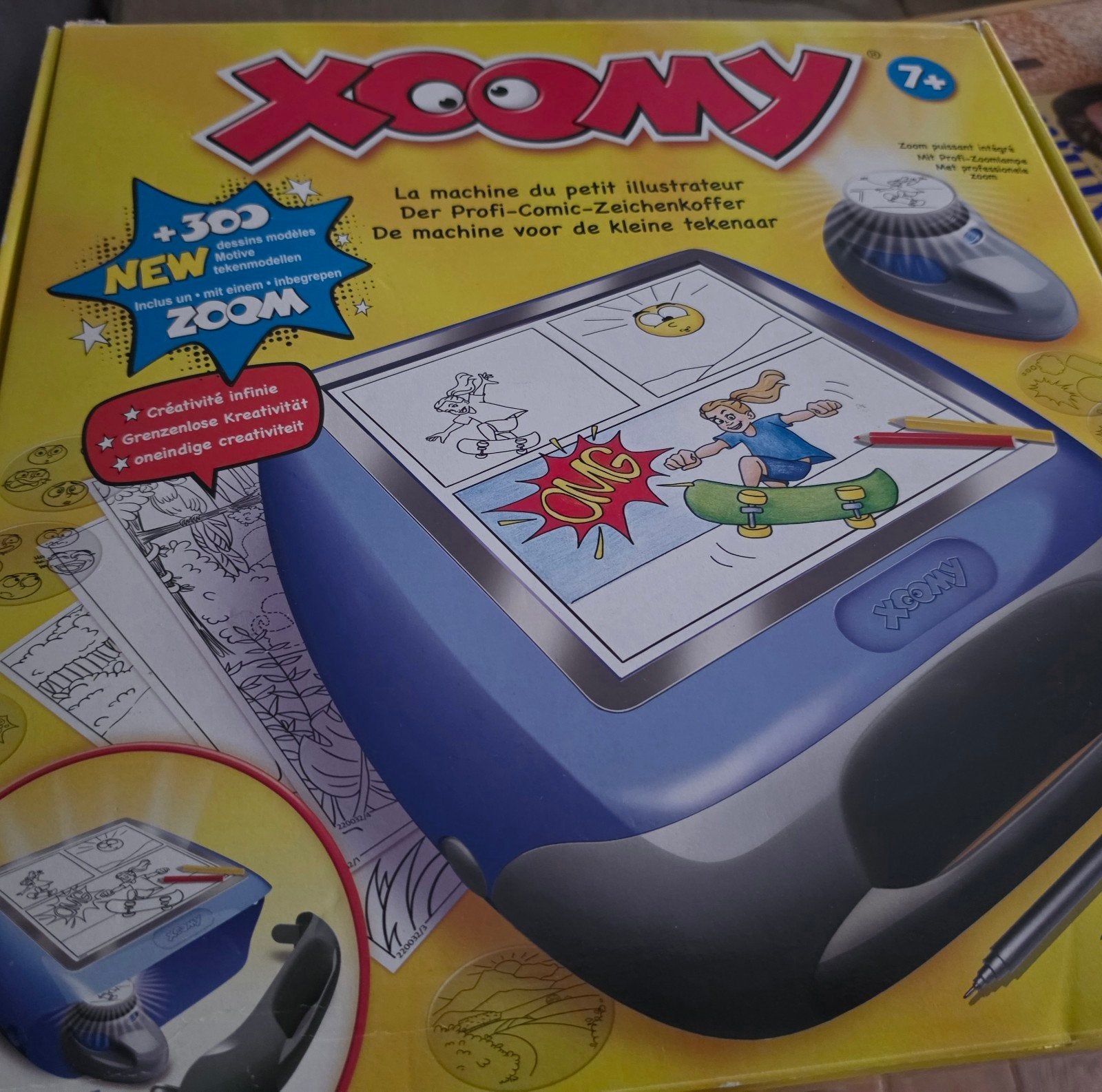 Xoomy Tekenkoffer - De machine voor de kleine tekenaar, Kinderen en Baby's, Ophalen, Zo goed als nieuw, Knutselen