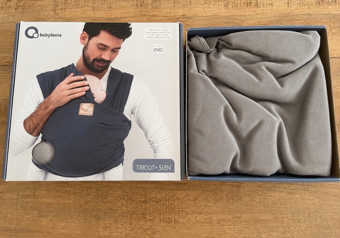 Babylonia Tricot-Slen Draagdoek - Zo goed als nieuw, Kinderen en Baby's, Babydragers en Draagdoeken, Overige merken, Draagdoek