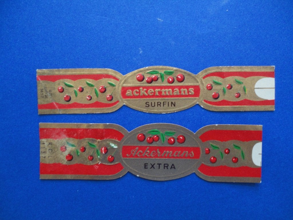 sigarenbandjes 33= 2st, Verzamelen, Ophalen of Verzenden, Gebruikt, Sigarenbandjes