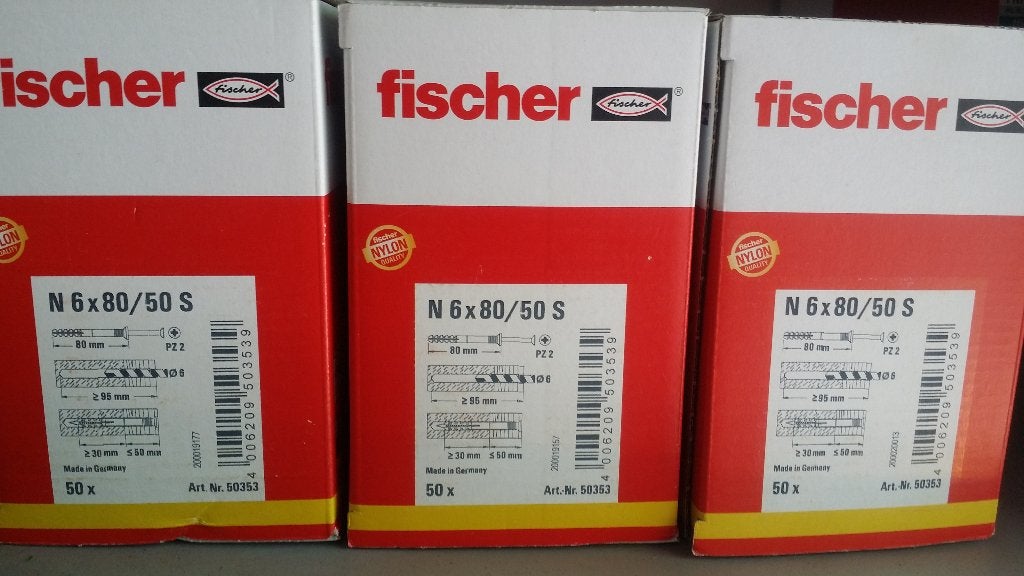 Diverse bevestigingsmaterialen Fischer etc, Ophalen of Verzenden, Nieuw, 50 tot 100 mm, Spijkers
