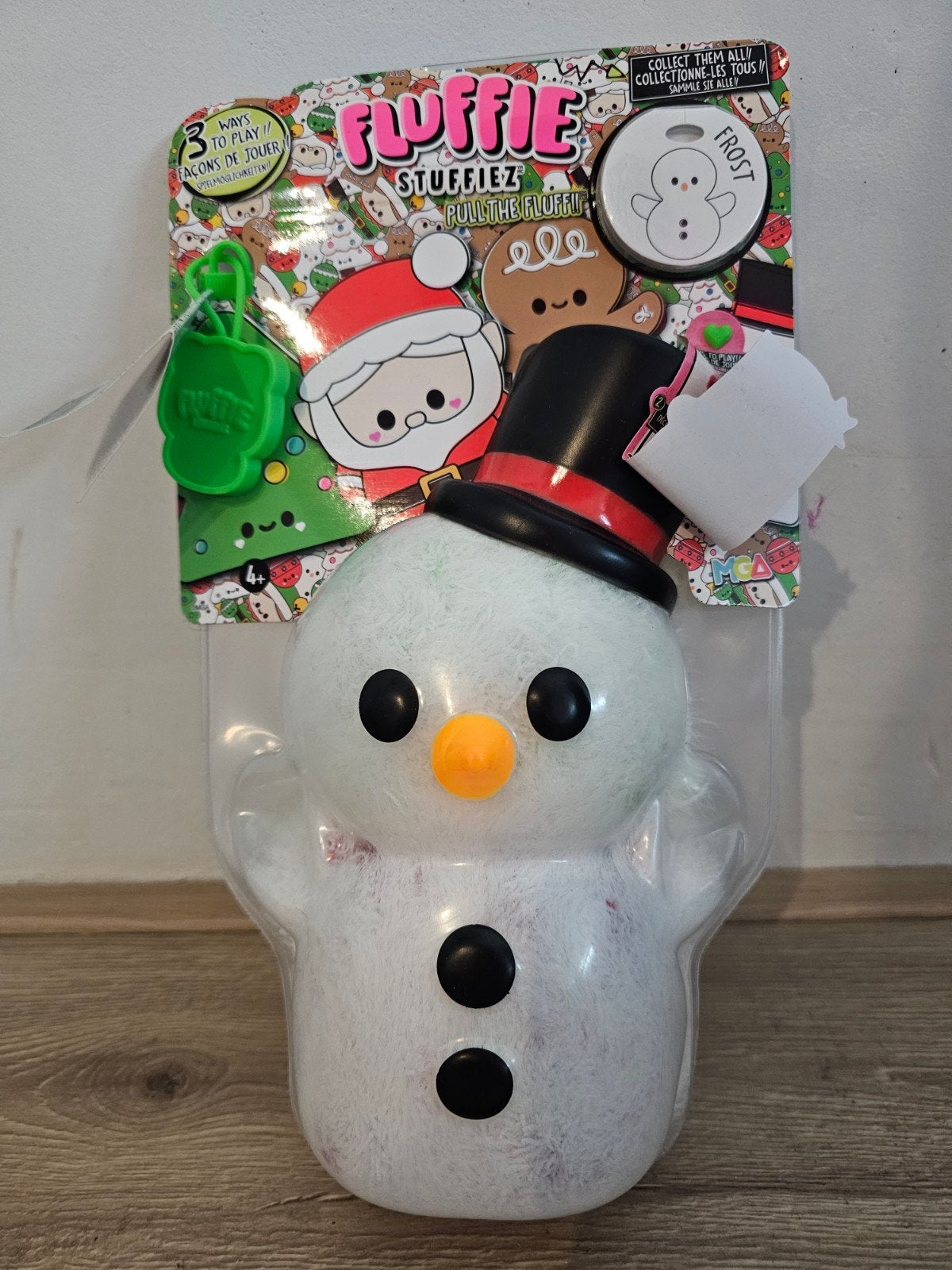 Stuffiez Fluffie sneeuwman knuffel  - Plukknuffel  - Nieuw!!, Ophalen, Nieuw