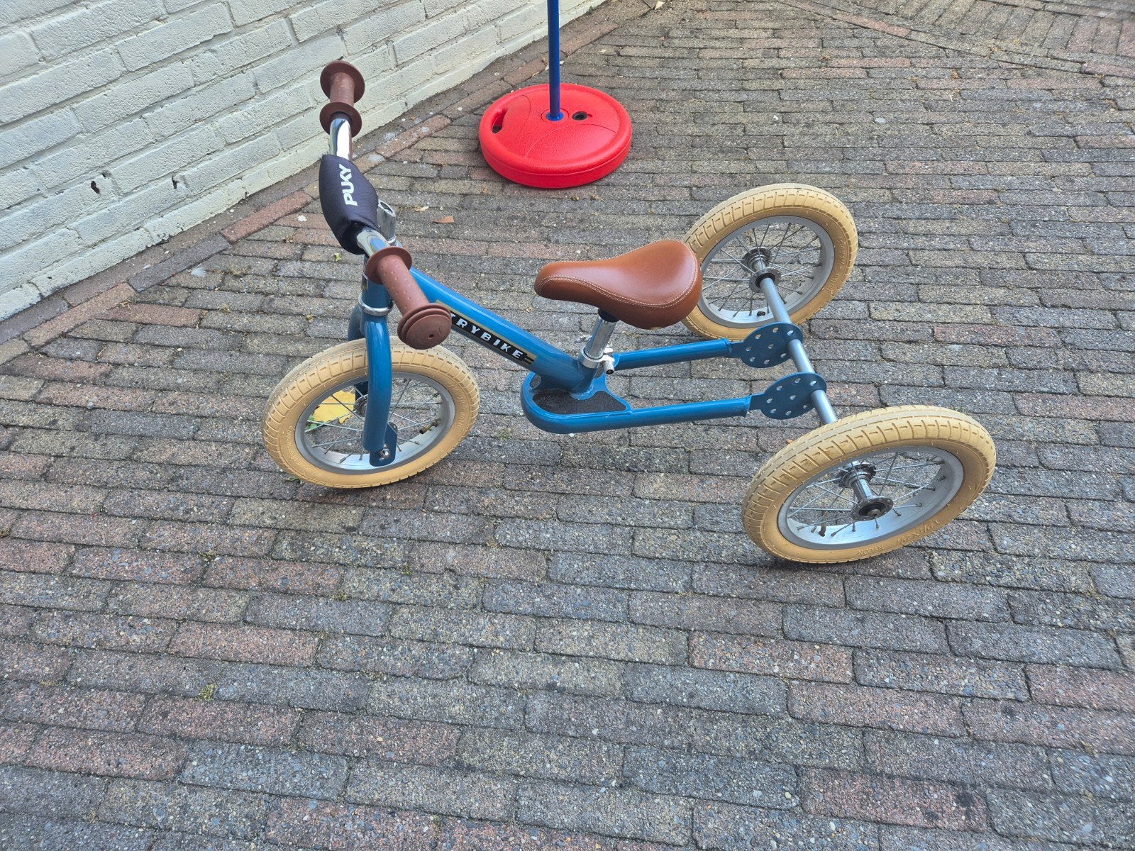Trybike loopfiets 2-in-1 blauw - Gebruikt, Ophalen, Gebruikt, Trybike, Verstelbare zitting
