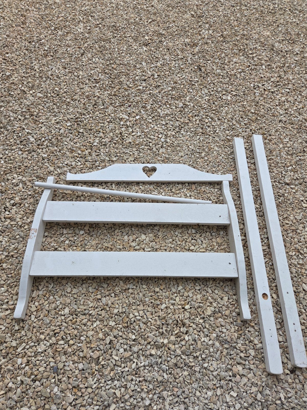 kledingrek kinderkamer, Wit, Ophalen, Gebruikt