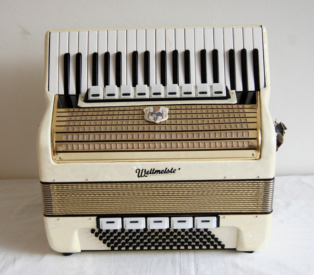 Accordeon Weltmeister 96 bas, Muziek en Instrumenten, Weltmeister, Gebruikt, Info@akkordeonmanufaktur.de, 96-bas