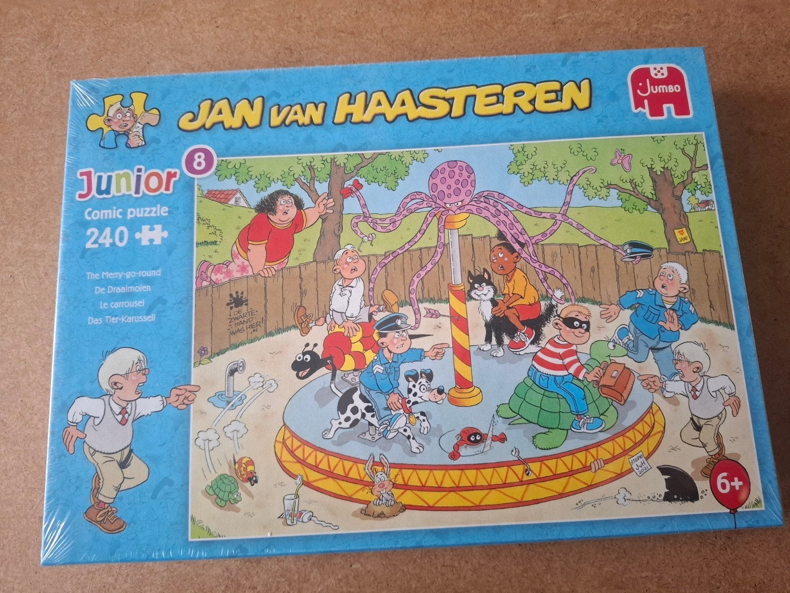 Jan van Haasteren De draaimolen NIEUW, Hobby en Vrije tijd, Ophalen of Verzenden, Minder dan 500 stukjes, Nieuw
