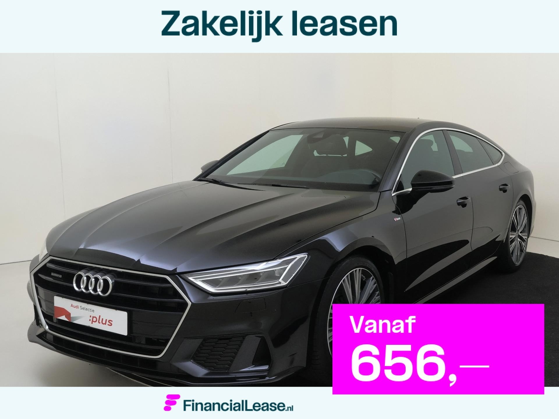 Audi A7 Sportback 50 TFSI e quattro Pro Line S | SoH 100% |, 12 maanden, Gebruikt, 4 cilinders, Zwart