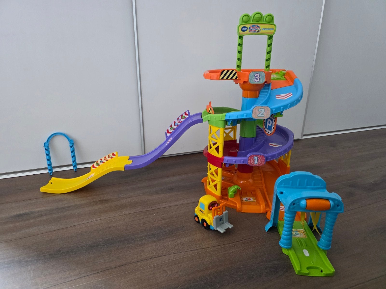 Vtech Toet Toet Auto parkeertoren incl. auto Vick, Kinderen en Baby's, Speelgoed | Vtech, Ophalen of Verzenden, 2 tot 4 jaar