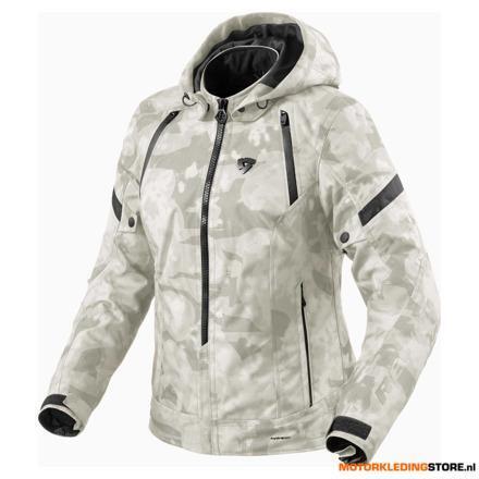 REVIT! Flare 3 H2O Dames Motorjas, Grijs-Wit, Motoren, Kleding | Motorkleding, Nieuw met kaartje, Ophalen of Verzenden