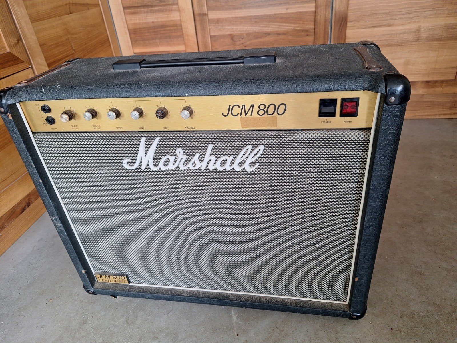 Marshall JCM 800 4104 Combo 50 Watt uit 1983, Muziek en Instrumenten, Versterkers | Bas en Gitaar, Ophalen, Gebruikt, Gitaar, 50 tot 100 watt