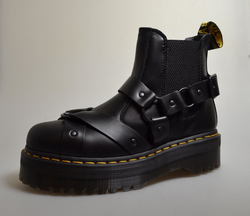 dr martens 2976 quad harness zwart maat 40,41,42,44,45 en 46, Kleding | Heren, Schoenen, Zwart, Boots, Nieuw, Ophalen of Verzenden