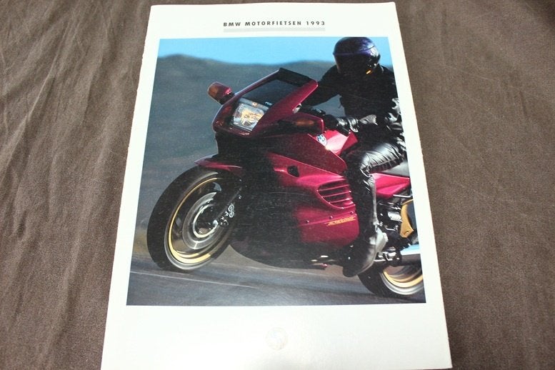 BMW 1993 motorfietsen brochure folders R65 R80 R100 K1 K75, Motoren, Ophalen of Verzenden, BMW
