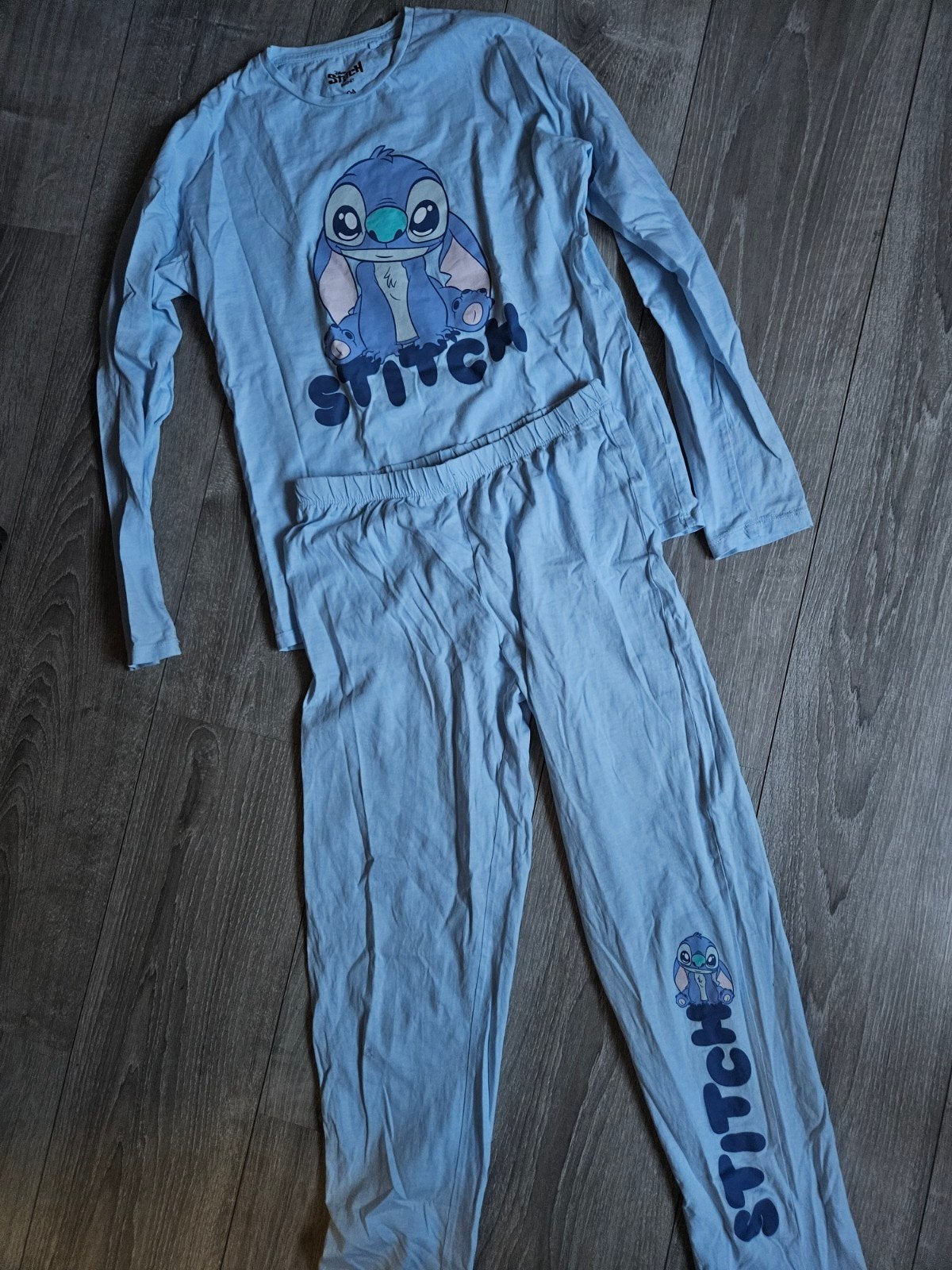 Stitch pyjama maat 164, Disney, Nacht- of Onderkleding, Gebruikt, Jongen of Meisje
