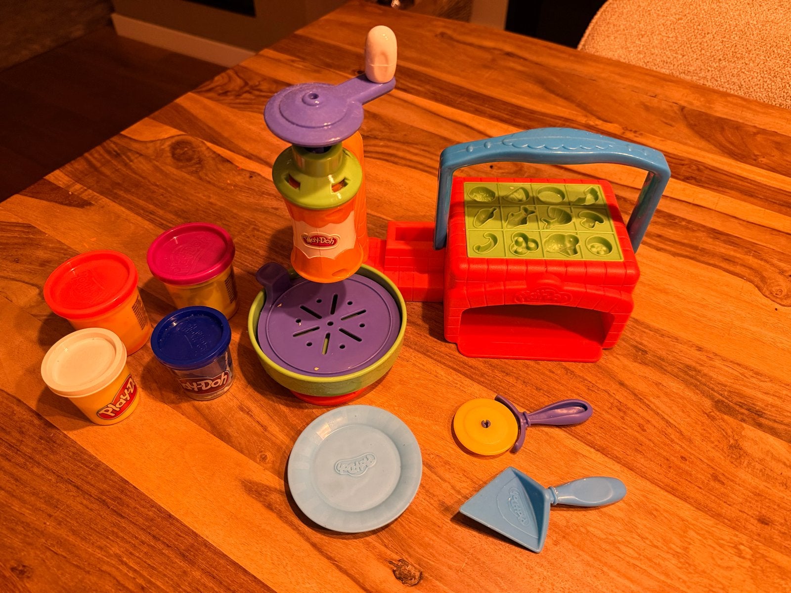 Play-Doh speelset met oven en klei, Ophalen of Verzenden, Gebruikt, Jongen of Meisje