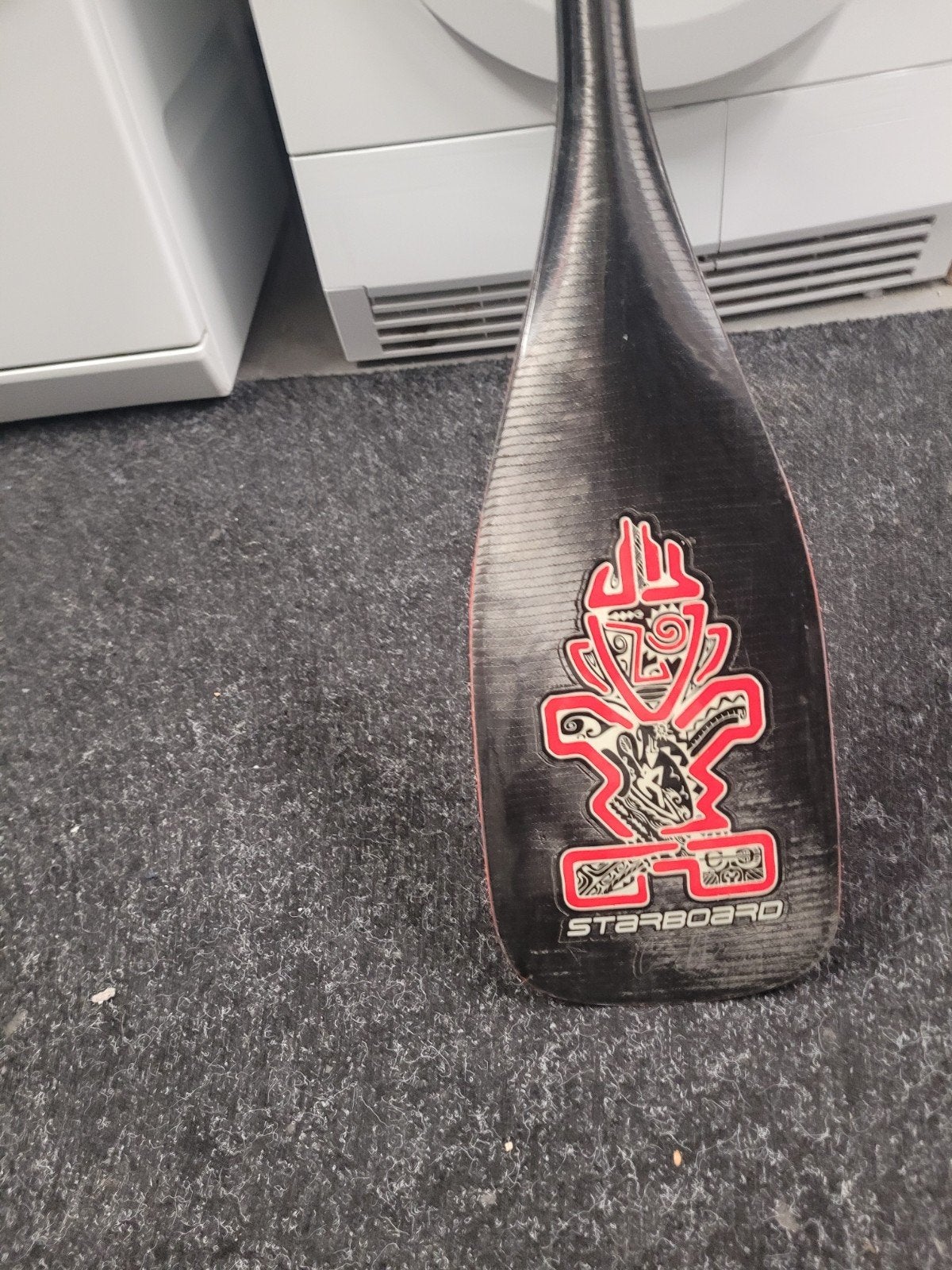 Starboard Carbon peddel fixed 202cm lang, Ophalen, Zo goed als nieuw, SUP-peddels