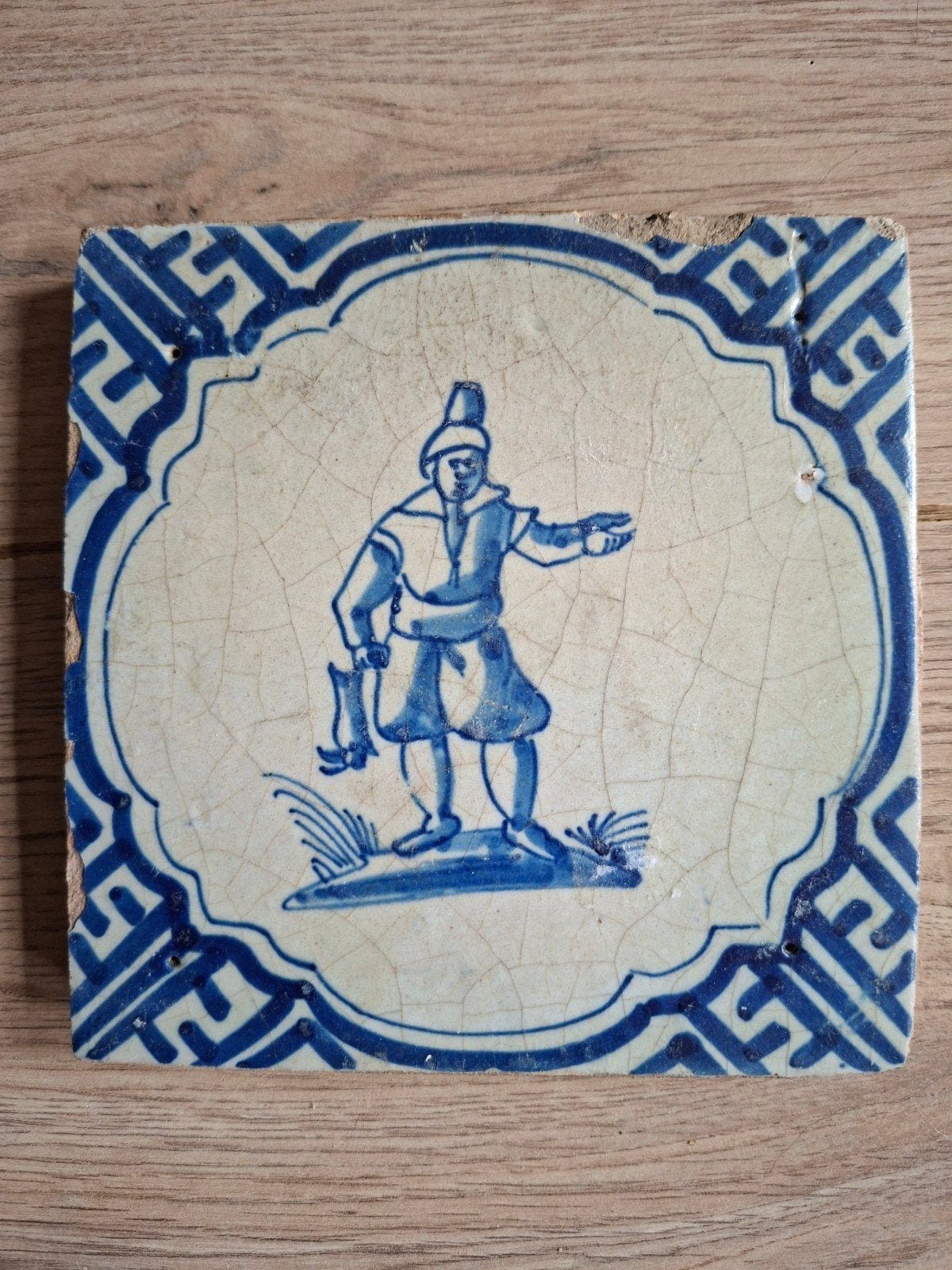 antieke Tegel, stroper, Ophalen of Verzenden