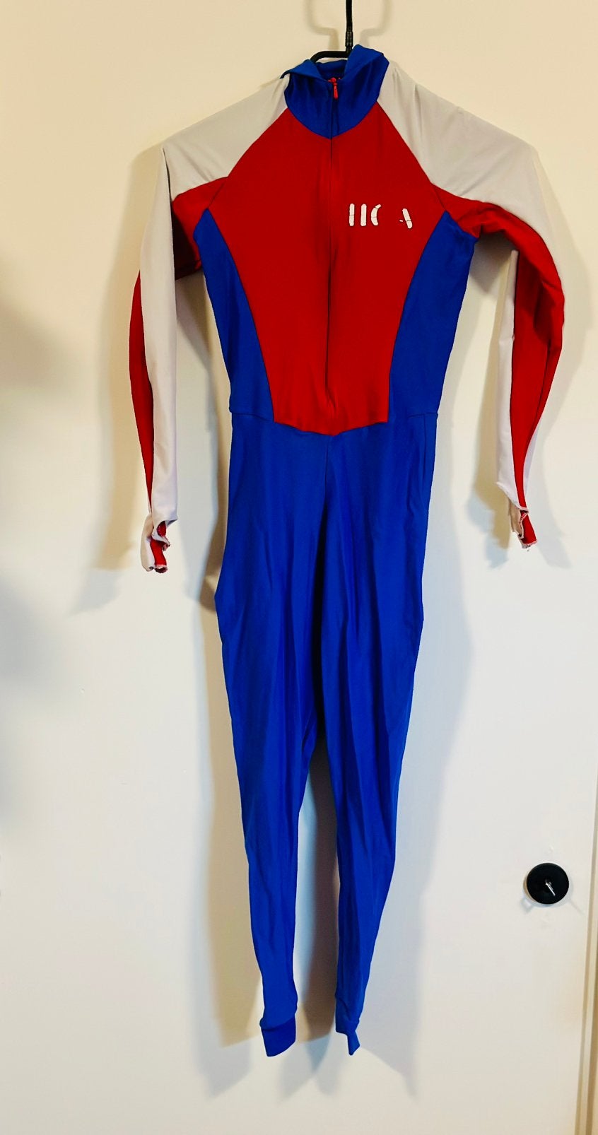 Schaatskleding schastspak snelpak speedsuit maat XS lycra, Ophalen of Verzenden, Zo goed als nieuw