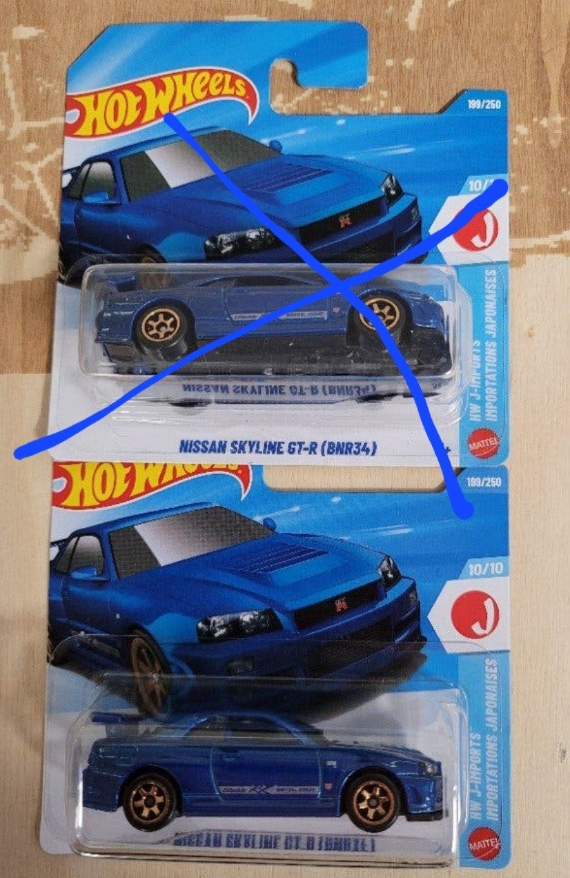 Hot wheels nissan skyline GT-R ( BNR34 ) nieuw, Ophalen of Verzenden, Nieuw, Auto
