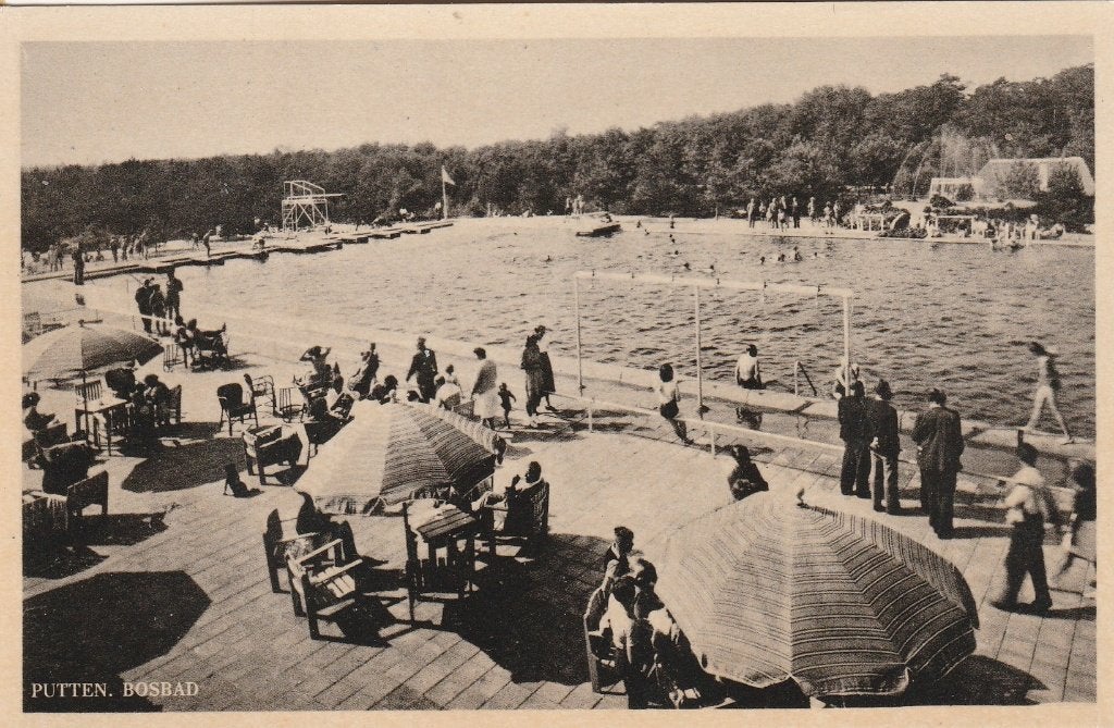 putten- bosbad, Ophalen of Verzenden, 1940 tot 1960, Gelderland