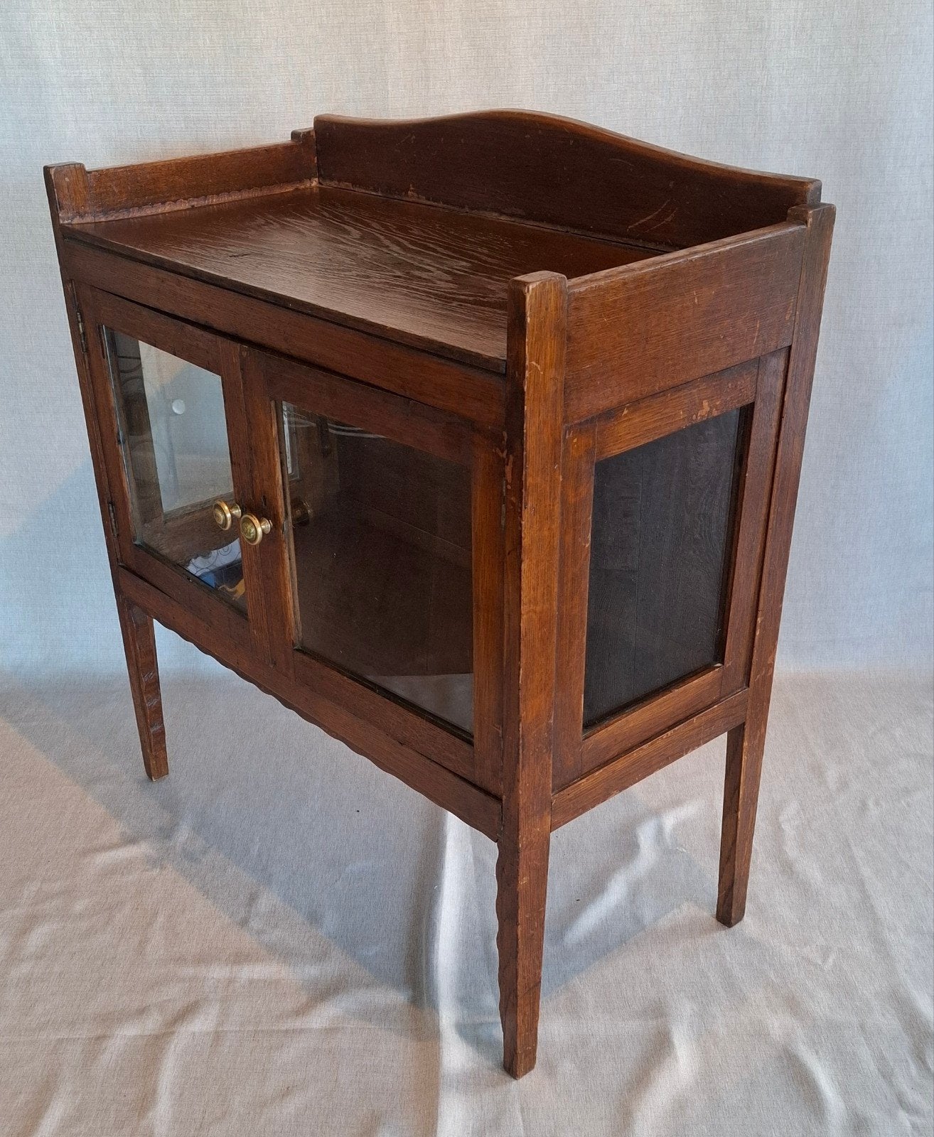 Antiek Art Deco Amsterdamse School Theekastje, Ophalen, Gebruikt, 25 tot 50 cm, 50 tot 100 cm