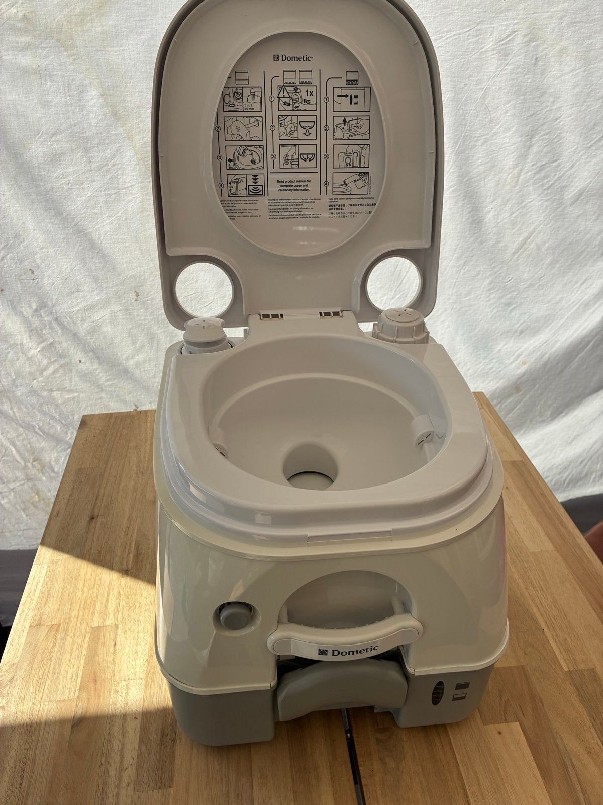 Dometic Sealand Draagbaar Toilet - Ideaal voor onderweg, Ophalen of Verzenden, Zo goed als nieuw