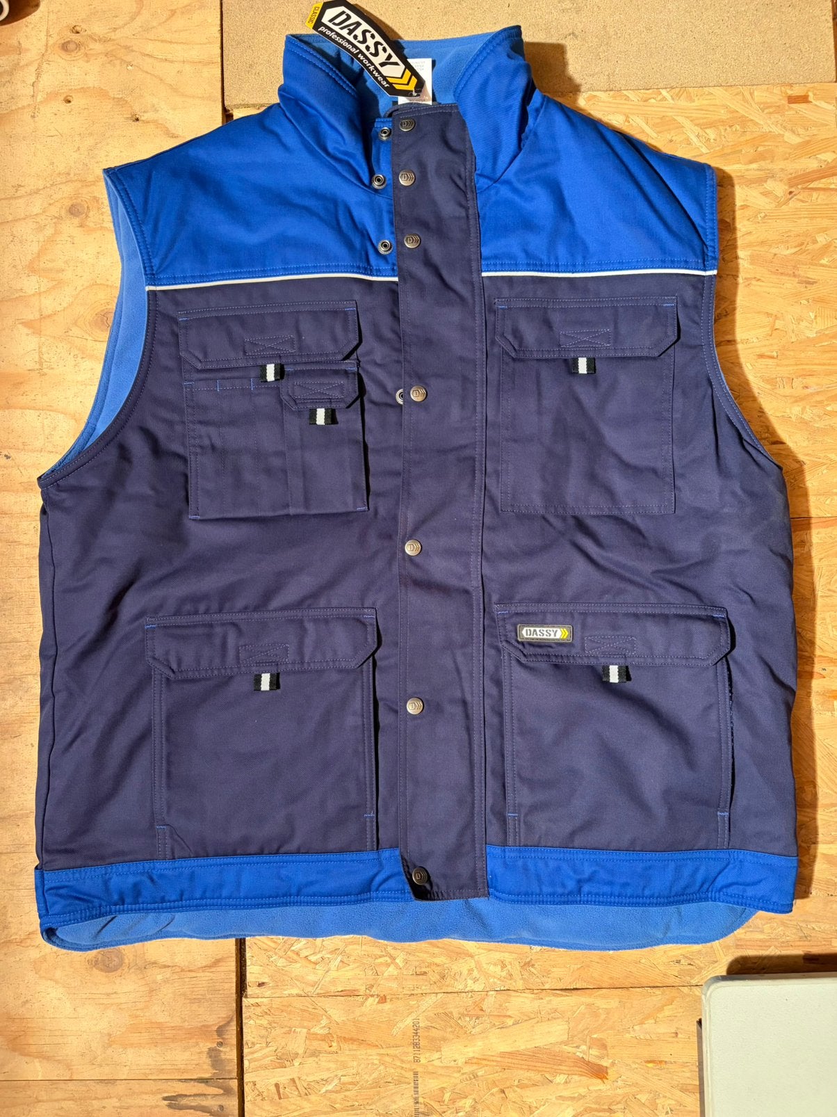 Dassy bodywarmer, Ophalen of Verzenden, Nieuw, Maat 56/58 (XL), Blauw