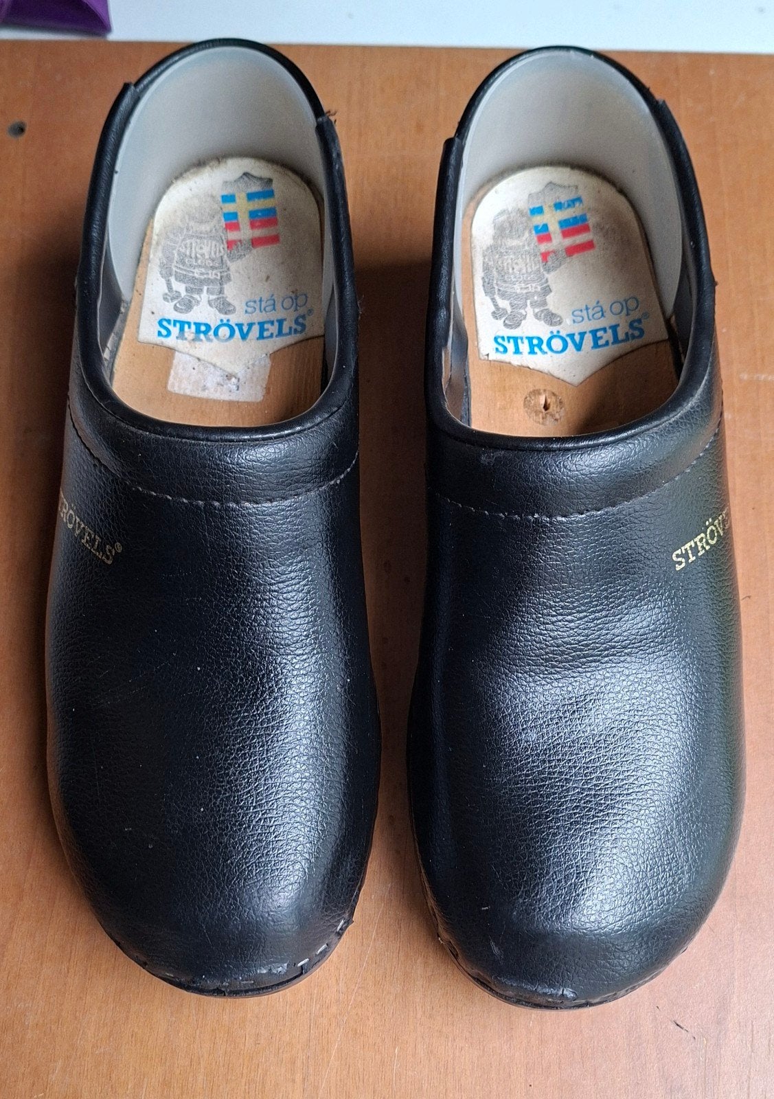 Strövels klompen mt 44/45 (olie en benzine bestendig), Kleding | Heren, Ophalen of Verzenden, Zwart, Strövels, Klompen
