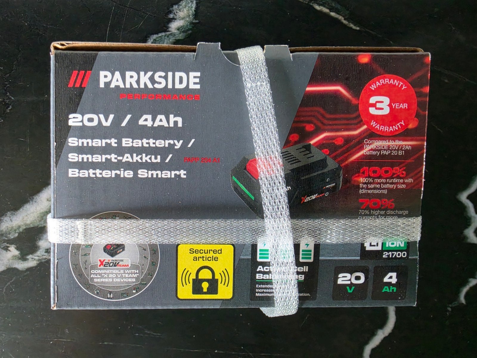 Parkside Performance 20V / 4Ah Smart Accu, Ophalen, Nieuw, Overige merken, Overige typen