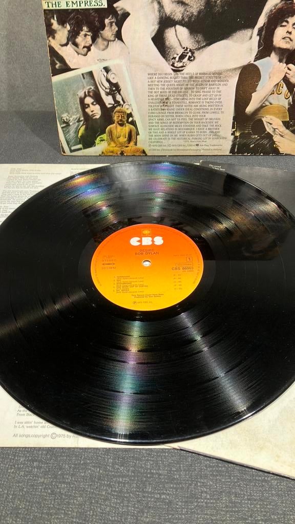 Bob Dylan— Desire, Cd's en Dvd's, Ophalen of Verzenden, Gebruikt, 12 inch, Singer-songwriter