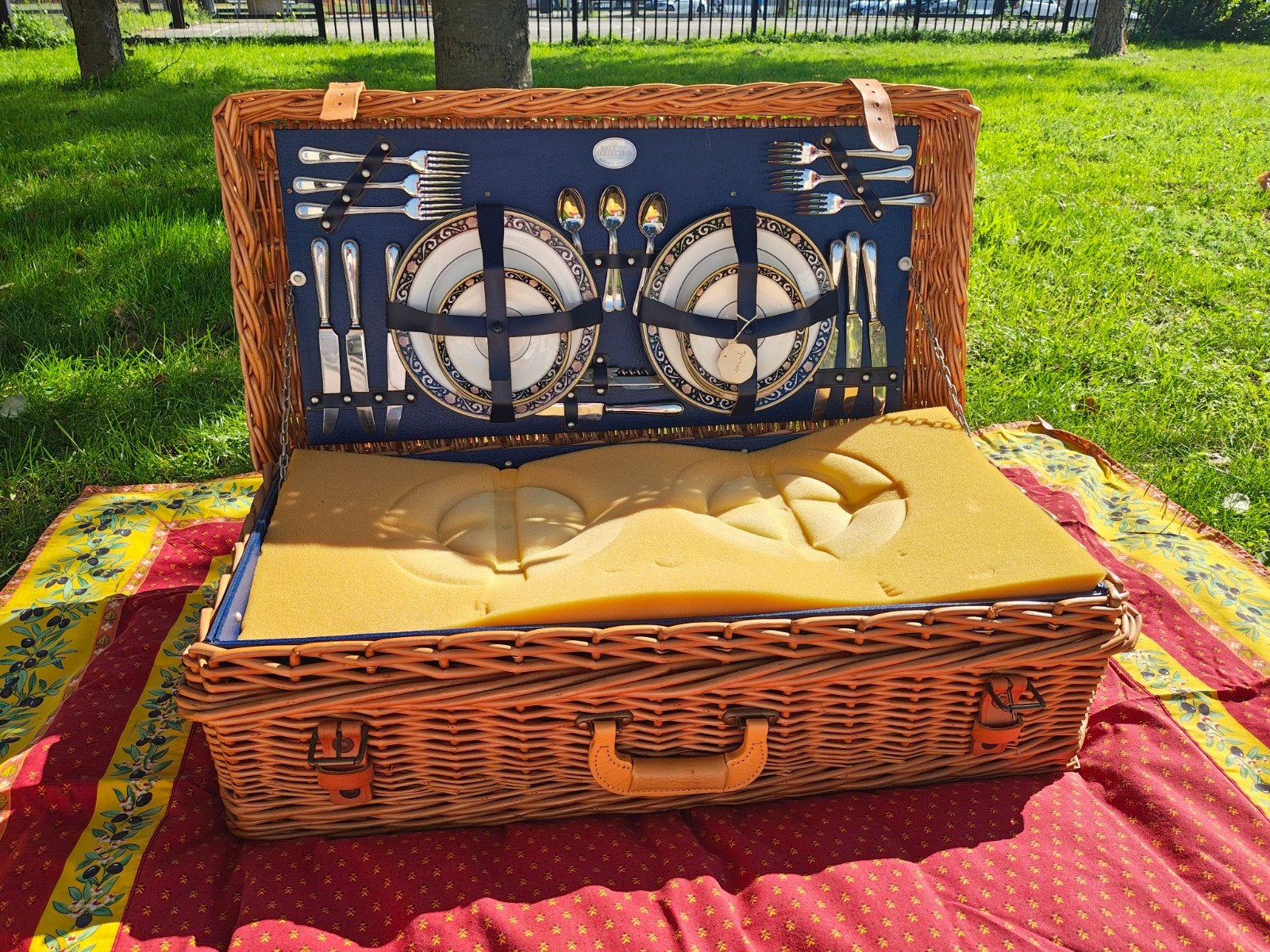 Unieke Wedgwood Picknickmand - Theo Brexton Collection 1989, Ophalen of Verzenden